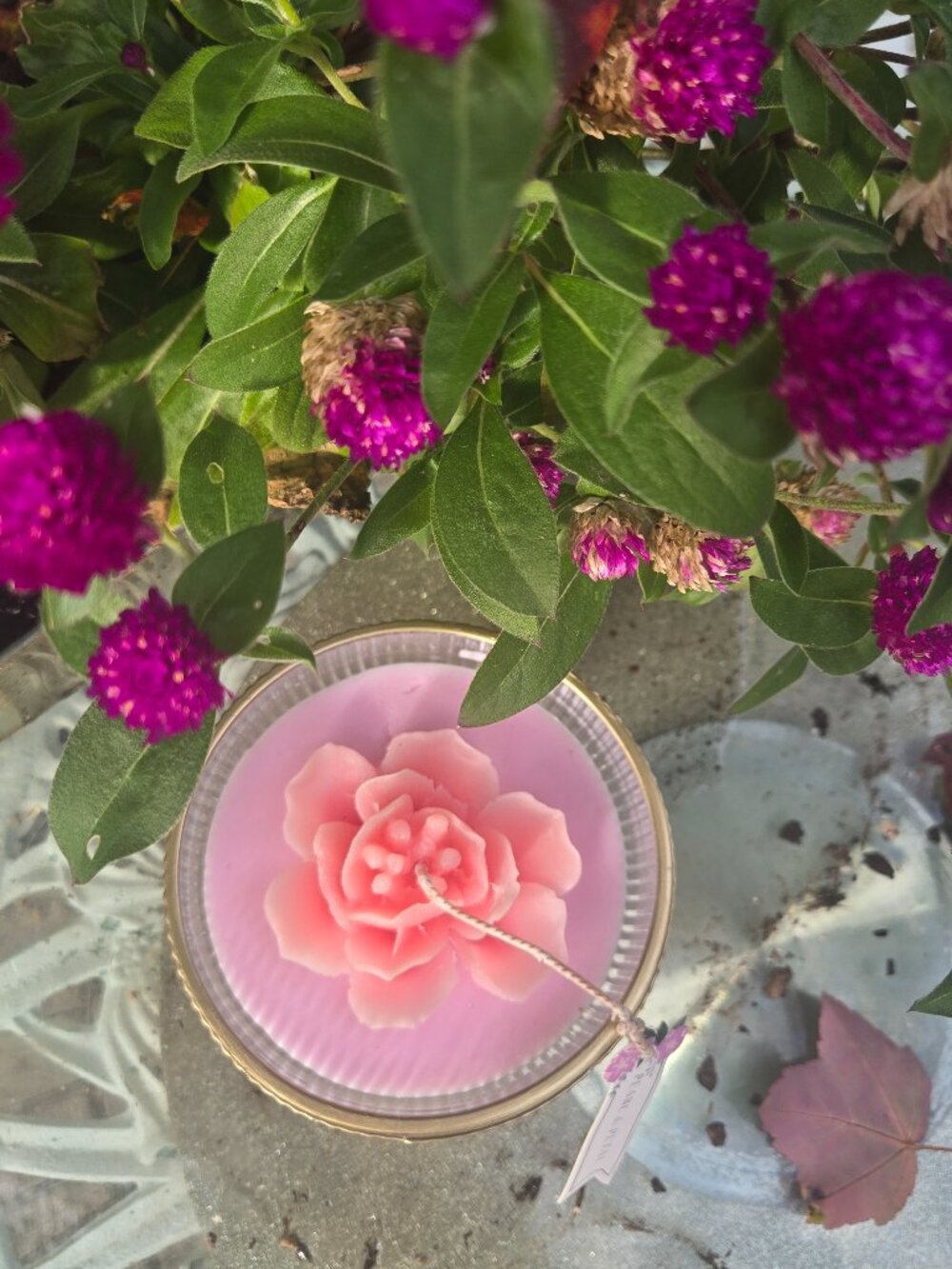 Rose candle - Picture 13 of 16